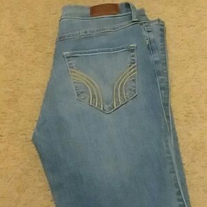 High rise super skinny jeans
